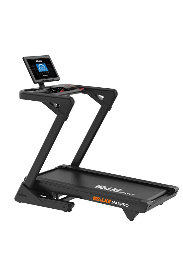 Walke Premium Seri MAXPRO Otomatik Eğimli Katlanabilir Bluetooth ve Mp3 Bağlantılı Koşu Bandı
